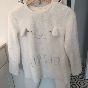 Super soft fuzzy pajamas